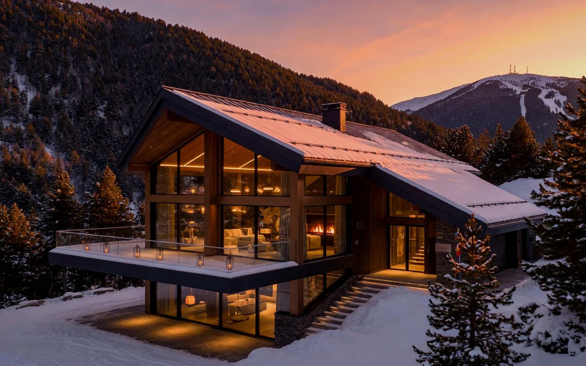 Xalet a Andorra a l'hivern